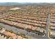 A high altitude aerial view of the community surrounding 6335 Mt Eden Ave at 6335 Mount Eden Ave, Las Vegas, NV 89139