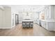 Spacious kitchen with large island and stainless appliances at 6335 Mount Eden Ave, Las Vegas, NV 89139