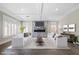 Bright living room featuring modern furnishings, recessed lighting, and elegant decor at 6335 Mount Eden Ave, Las Vegas, NV 89139