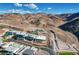 Beautiful modern homes in a desert community with mountain views and winding roads at 677 Overlook Rim Dr, Henderson, NV 89012