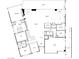 Detailed floor plan of the home's upper level, showing the kitchen, bedrooms, and dining area at 677 Overlook Rim Dr, Henderson, NV 89012
