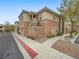 Eye-catching exterior showcasing stonework and architecture, adding to the overall aesthetic appeal of the complex at 817 Peachy Canyon Cir # 204, Las Vegas, NV 89144