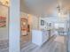 Modern kitchen with a large island, stainless steel appliances, and ample cabinet space at 817 Peachy Canyon Cir # 204, Las Vegas, NV 89144