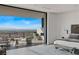 Open balcony boasts panoramic views of the city and mountains on a clear day at 9 Boulderback Dr, Henderson, NV 89012
