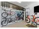 A bike room provides ample storage and organization for bicycles and gear, catering to cycling enthusiasts at 9 Boulderback Dr, Henderson, NV 89012