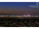 Stunning panoramic city view of Las Vegas from 9 Boulderback Dr at night at 9 Boulderback Dr, Henderson, NV 89012