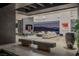 Elegant living room with city views, modern fireplace, and refined decor at 9 Boulderback Dr, Henderson, NV 89012