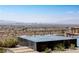 Stunning city views from the pool, with expansive vistas of the Las Vegas skyline at 9 Boulderback Dr, Henderson, NV 89012
