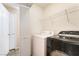 Convenient laundry area with modern appliances and storage at 1152 Gecko Rd, Henderson, NV 89002