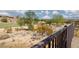 Backyard featuring desert landscaping and partial view of the golf course at 1407 Wheelwright Ct, Mesquite, NV 89034