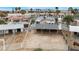 Aerial view featuring horse property with pools and horse stalls at 1462 Rawhide St, Las Vegas, NV 89119