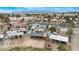 Aerial view showcasing a desert oasis with pools and horse facilities at 1462 Rawhide St, Las Vegas, NV 89119