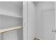 A closet featuring built-in shelving for optimal storage solutions at 1909 Mountain Hills Ct # 103, Las Vegas, NV 89128