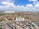 Overhead view of a planned community with single Gathering homes near the Rio Secco Golf Club at 2833 Athena Hill Ct, Henderson, NV 89052