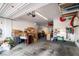 Spacious garage with ample storage space on walls and above, ready for organizing at 2833 Athena Hill Ct, Henderson, NV 89052