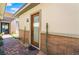 Charming front entrance with brick accents and landscaped walkway at 3120 Greenscape Ln, Las Vegas, NV 89138