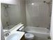 Standard bathroom with shower-tub combo and mirrored vanity at 331 Mount Hope St, Henderson, NV 89014