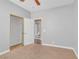 Carpeted bedroom with closet and ensuite bathroom at 3441 Mountain Park St, Las Vegas, NV 89129