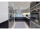 Modern kitchen with stainless steel appliances, sleek cabinets, and ample counter space for culinary enthusiasts at 3726 S Las Vegas Blvd # 1107, Las Vegas, NV 89158