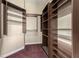 Walk-in closet with custom shelving and ample storage space at 3789 Gershon Ct, Las Vegas, NV 89121