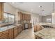 Modern kitchen with stainless steel appliances and granite countertops at 3789 Gershon Ct, Las Vegas, NV 89121
