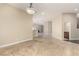 Bright living room with tile flooring and recessed lighting at 3789 Gershon Ct, Las Vegas, NV 89121