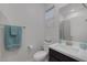 Clean bathroom featuring bright lights, a toilet and a sleek countertop at 4315 E Cactus Canyon Dr, Pahrump, NV 89061