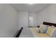 Bright bedroom with soft carpet, closet, and a view to the bathroom at 4315 E Cactus Canyon Dr, Pahrump, NV 89061