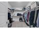 Spacious walk-in closet with shelving and hanging rods for organized storage at 4315 E Cactus Canyon Dr, Pahrump, NV 89061