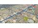 Aerial view of the community showcasing nearby amenities, schools, and restaurants at 4921 E Washington Ave, Las Vegas, NV 89110