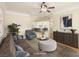 Cozy living room with modern decor, plush seating, and stylish accents at 5340 N Campbell Rd, Las Vegas, NV 89149