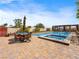Inviting outdoor pool and spa area, perfect for relaxation and entertaining at 5340 N Campbell Rd, Las Vegas, NV 89149