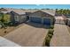 Beautiful aerial view of a single Gathering home with an attractive driveway at 7119 Falabella Ridge Ave, Las Vegas, NV 89131