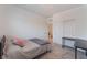 Comfortable bedroom features neutral carpet, closet space, and modern furniture for added convenience at 760 Crisp Morning Ct, North Las Vegas, NV 89086