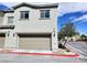 A front shot of the home's garage, showcasing its clean lines and curb appeal in a residential neighborhood at 760 Crisp Morning Ct, North Las Vegas, NV 89086