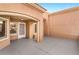 Private outdoor patio with tiled flooring, perfect for entertaining or relaxing at 10041 Arbuckle Dr, Las Vegas, NV 89134
