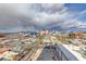 Expansive city view featuring high-rise buildings and dramatic clouds in the background at 200 Hoover Ave # 1210, Las Vegas, NV 89101