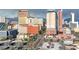 Stunning cityscape with iconic buildings, lush palm trees, and bustling city streets at 200 Hoover Ave # 1210, Las Vegas, NV 89101