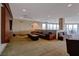 Spacious resident lounge area with comfortable seating and floor to ceiling windows at 200 Hoover Ave # 1210, Las Vegas, NV 89101