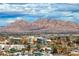 Picturesque view showcasing city architecture against a scenic mountain range backdrop at 200 Hoover Ave # 1210, Las Vegas, NV 89101