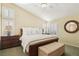 Relaxing primary bedroom with plantation shutters and soft natural light at 2323 Carinth Way, Henderson, NV 89074