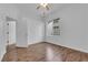 Cozy bedroom with natural light, ceiling fan, and closet with paneled doors at 2813 Vista Butte Dr, Las Vegas, NV 89134