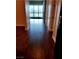 Hallway with hardwood flooring with natural light and city views at 4575 Dean Martin Dr # 3007, Las Vegas, NV 89103