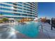 Beautiful outdoor pool area featuring inviting lounge chairs and landscaping at 4575 Dean Martin Dr # 3007, Las Vegas, NV 89103