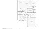 Detailed floor plan showcasing layout with dimensions, including bedrooms, kitchen, living room, and garage at 7567 Wingspread St, North Las Vegas, NV 89084