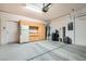 Well-organized garage with abundant cabinet storage and utility features at 7567 Wingspread St, North Las Vegas, NV 89084