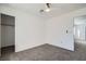 Empty bedroom with carpet flooring, closet and neutral walls at 800 Fetter Ct, Henderson, NV 89052
