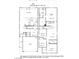 Detailed floor plan showcasing the layout of the home, including bedrooms, bathrooms, and living spaces at 8432 Alder Rain St, Las Vegas, NV 89113
