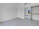Bedroom features closet with mirrored doors, neutral carpet, and white walls at 8805 Jeffreys St # 2082, Las Vegas, NV 89123