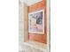 Decorated bathroom with tiled walls and a built-in mosaic at 10227 Sunset Gardens Dr, Las Vegas, NV 89135